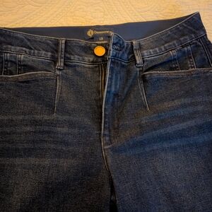 Democracy High Rise Barrel Blue Jeans Classic Denim Size 12